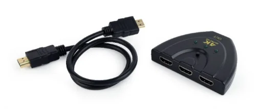 Кабель Cablexpert (DSW-HDMI-35) HDMI-3хHDMI M/F v.1.4, 0.5м
